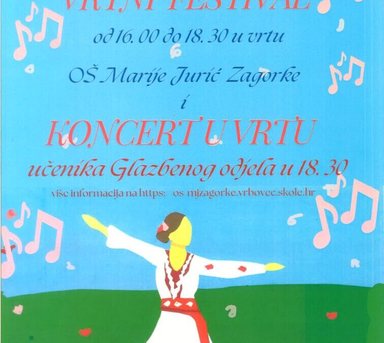 Vrtni festival OŠ M. J. Zagorke